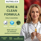NUTRELICA Vegano: ingredientes vegetales y sin OGM.