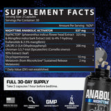 Nutrex Anabol PM: dosis diaria para uso nocturno