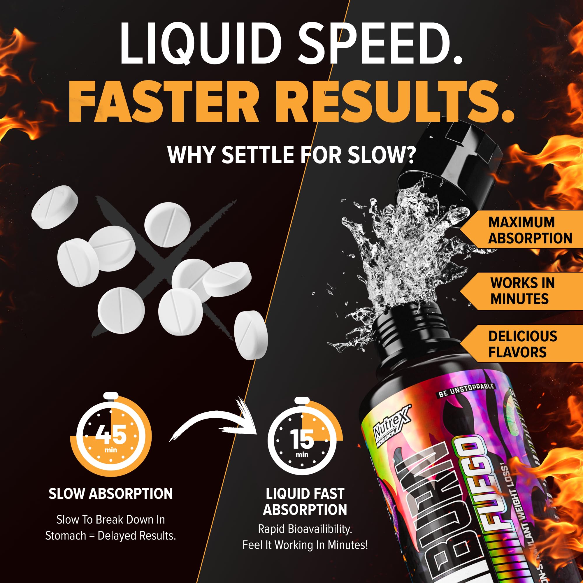 Imagen de los sabores gomita ácida de Nutrex Carniburn para consumo diario.