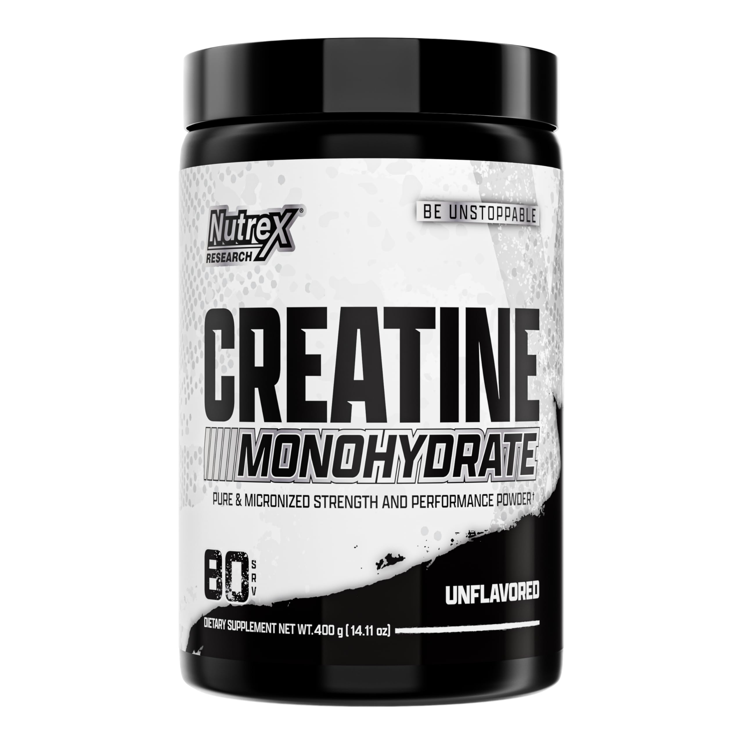 Nutrex Creatina Monohidratada: porción de 5 g para mezclar fácilmente durante el entrenamiento
