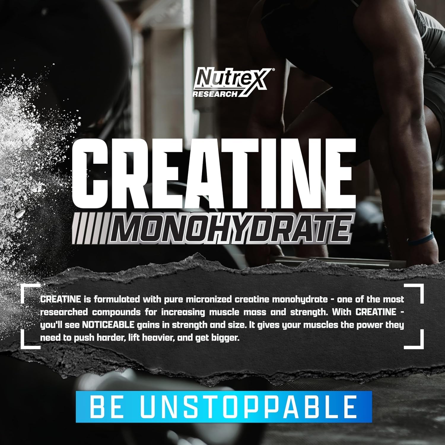 Nutrex Creatina Monohidratada: uso post-entrenamiento para recuperación y rendimiento