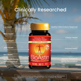 Etiqueta de BioAstin con datos de calidad y origen