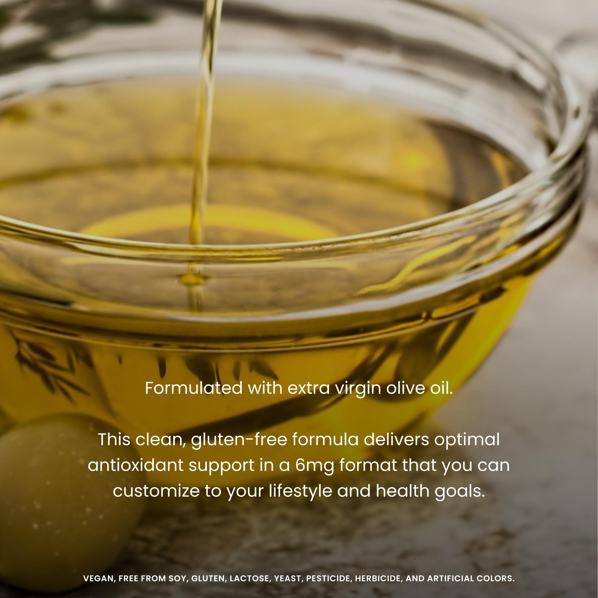 BioAstin Supreme con aceite de oliva virgen extra para absorción natural