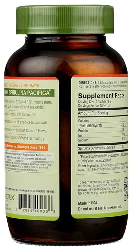 Nutrex Hawaii Spirulina comprimidos 1000 mg, fáciles de incorporar en la rutina.
