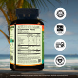 Etiqueta detalle de Nutrex Hawaii Spirulina Gomitas con Vitamina D3