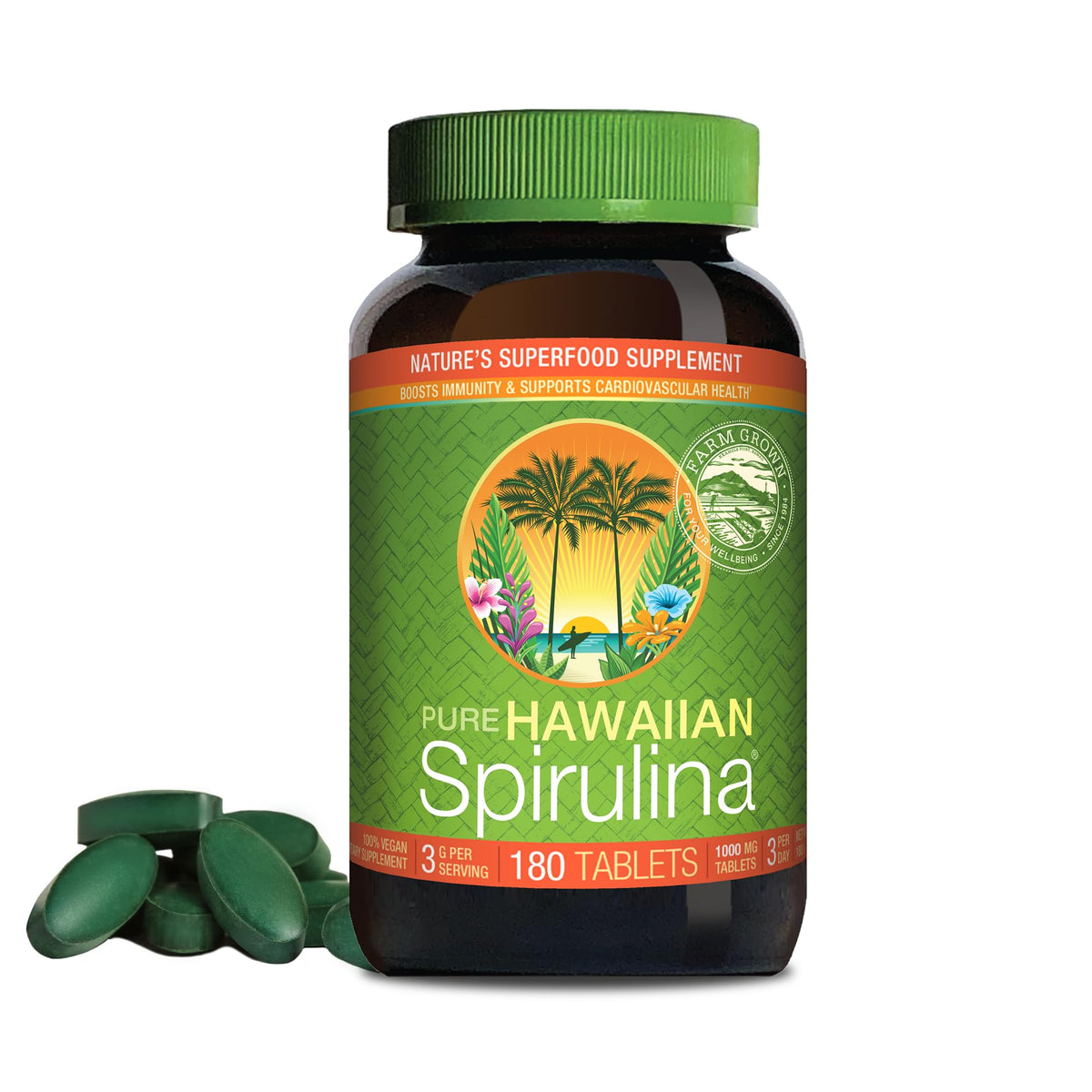 Nutrex Hawaii tabletas-1000mg-spirulina-hawaiiana para energía diaria