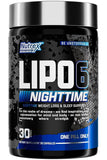 Nutrex Lipo 6 Nighttime caja exterior lista para venta.