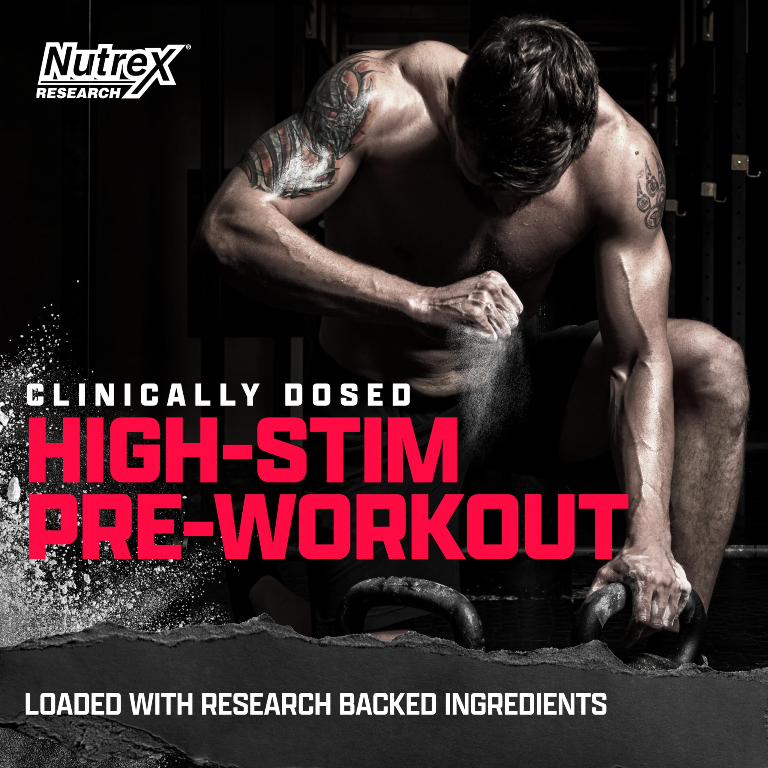 Nutrex OUTLIFT Amped con citrulina para bombas musculares sostenidas.