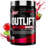 Nutrex OUTLIFT Amped: energía intensa y foco para entrenamientos exigentes.