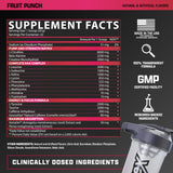Nutrex Outlift: etiqueta de ingredientes clara para transparencia y confianza.