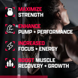 Nutrex Outlift: persona entrenando para pre-entreno y rendimiento.