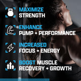 Frasco de Nutrex Outlift mostrando la etiqueta y dosis.