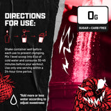 Nutrex Outrage Fruit Punch, envase frontal mostrando sabor Fruta Punch.