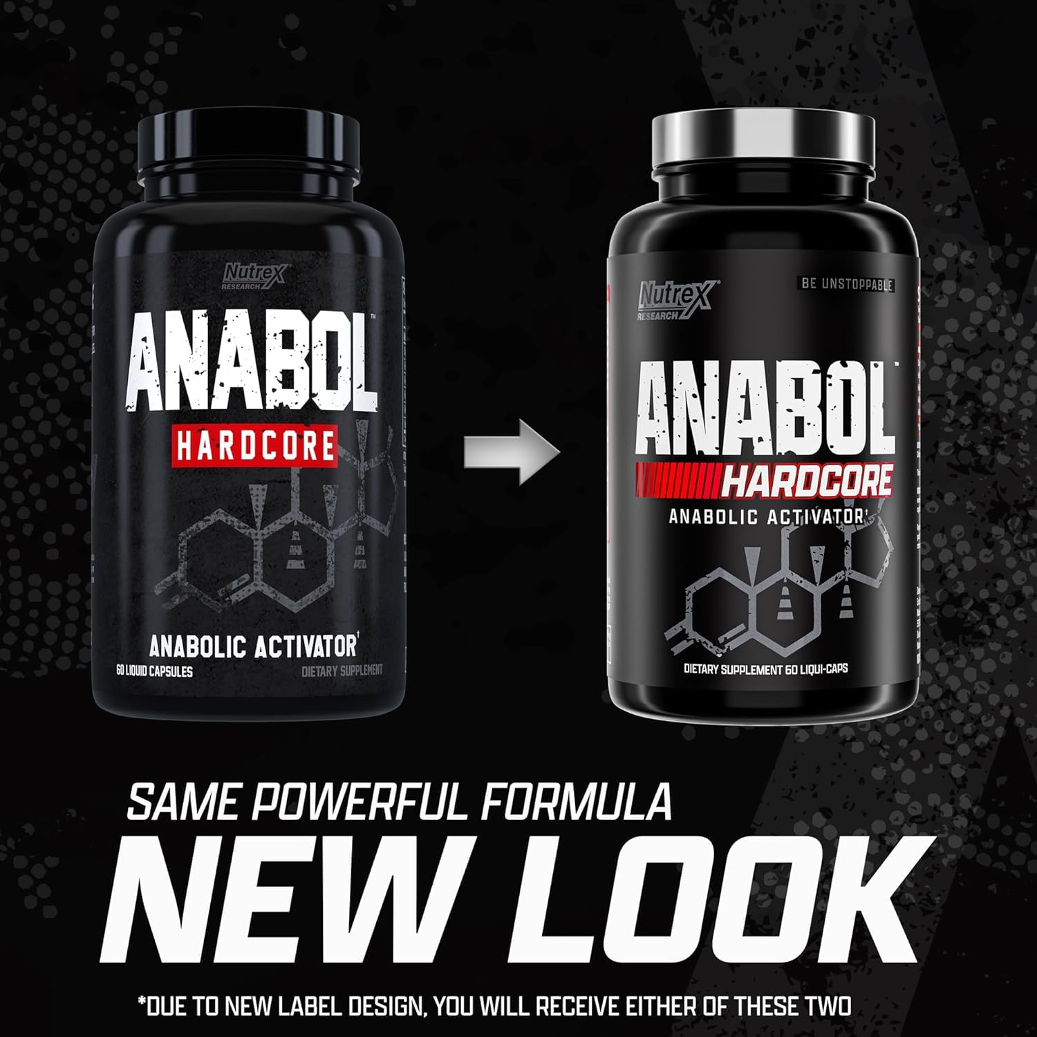 Nutrex Research Anabol Hardcore empaque compacto, ideal para viaje y gimnasio.