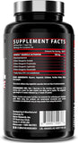 Nutrex Research Anabol Hardcore cápsulas en mano, potenciando músculos más densos.