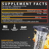 Nutrex Research Carnitina Líquida 3000, textura clara facilita la absorción.