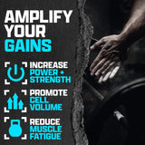 Nutrex Research Creatina Monohidratada se disuelve fácilmente en agua para entrenamientos.