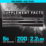 Polvo micronizado de Nutrex Creatina Monohidrata, alta absorción para músculos