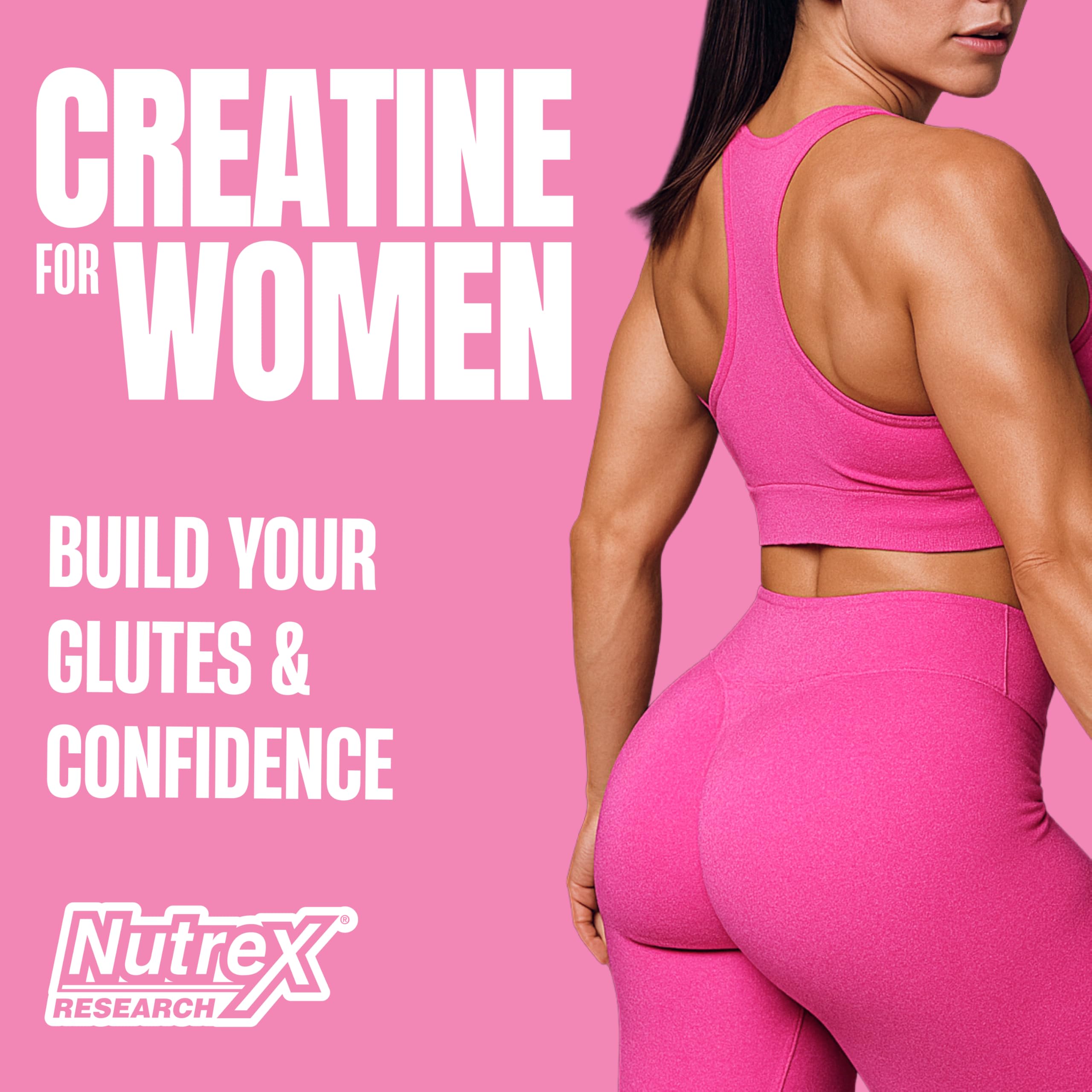 Nutrex Research Creatina para Mujeres, fábrica en EE.UU. y garantía de calidad