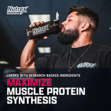 Nutrex Research EAA Hydration: mezcla en agua para hidratación y rendimiento sostenido.