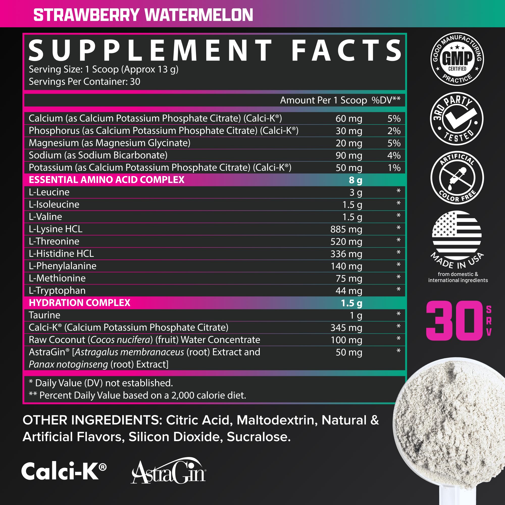 Nutrex Research EAA Hydration polvo, opción de mezcla rápida para recuperación