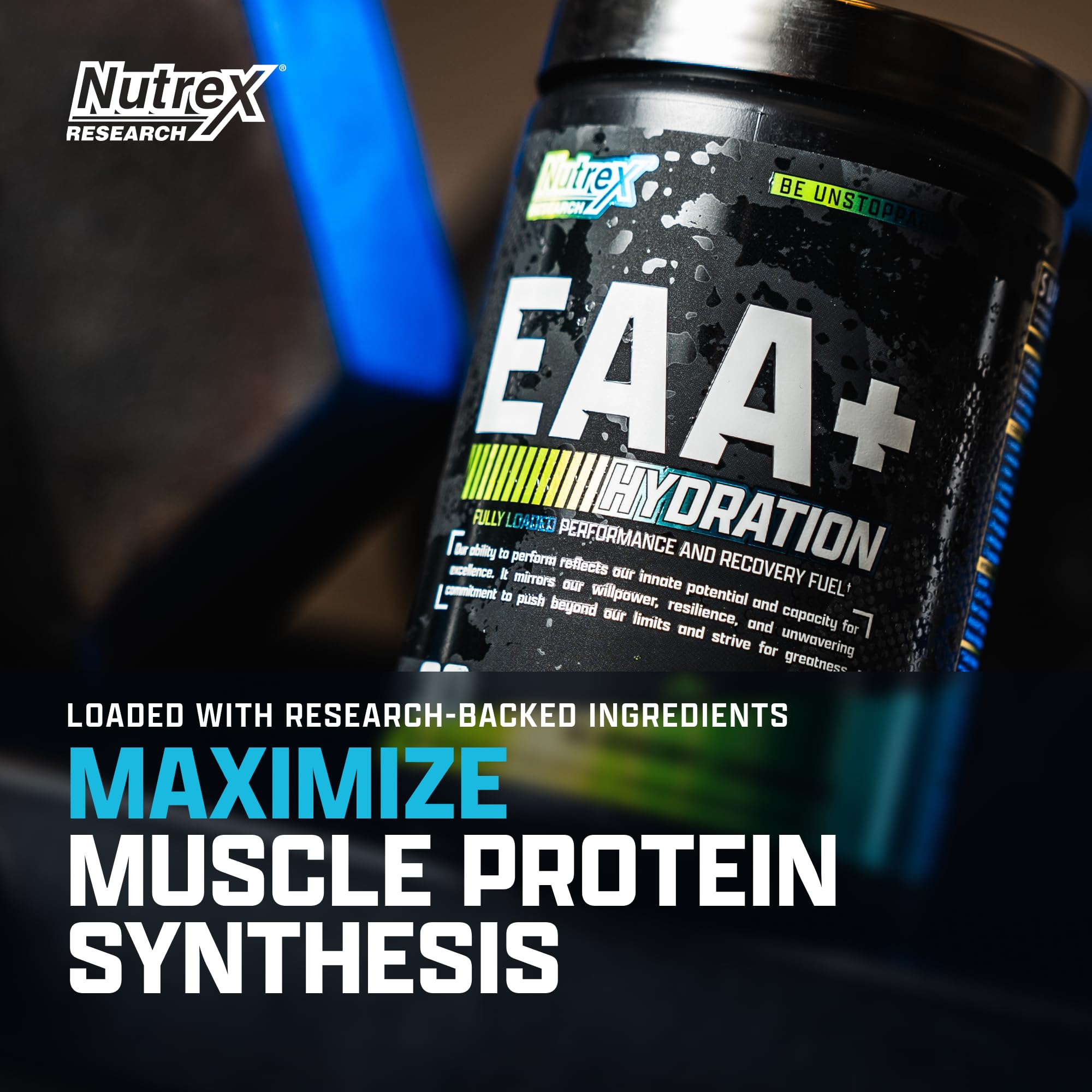 Mezcla Nutrex aminoácidos esenciales sabor arándano-limón para entrenar y recuperarte