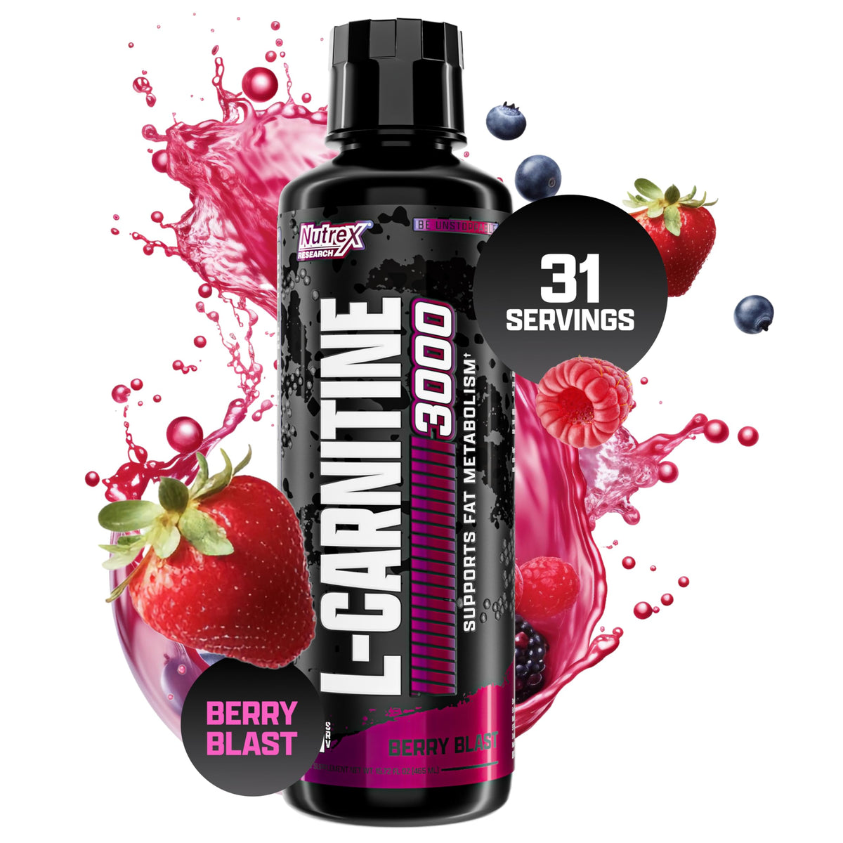 Nutrex Research L-Carnitina 3000: botella lista para entrenar