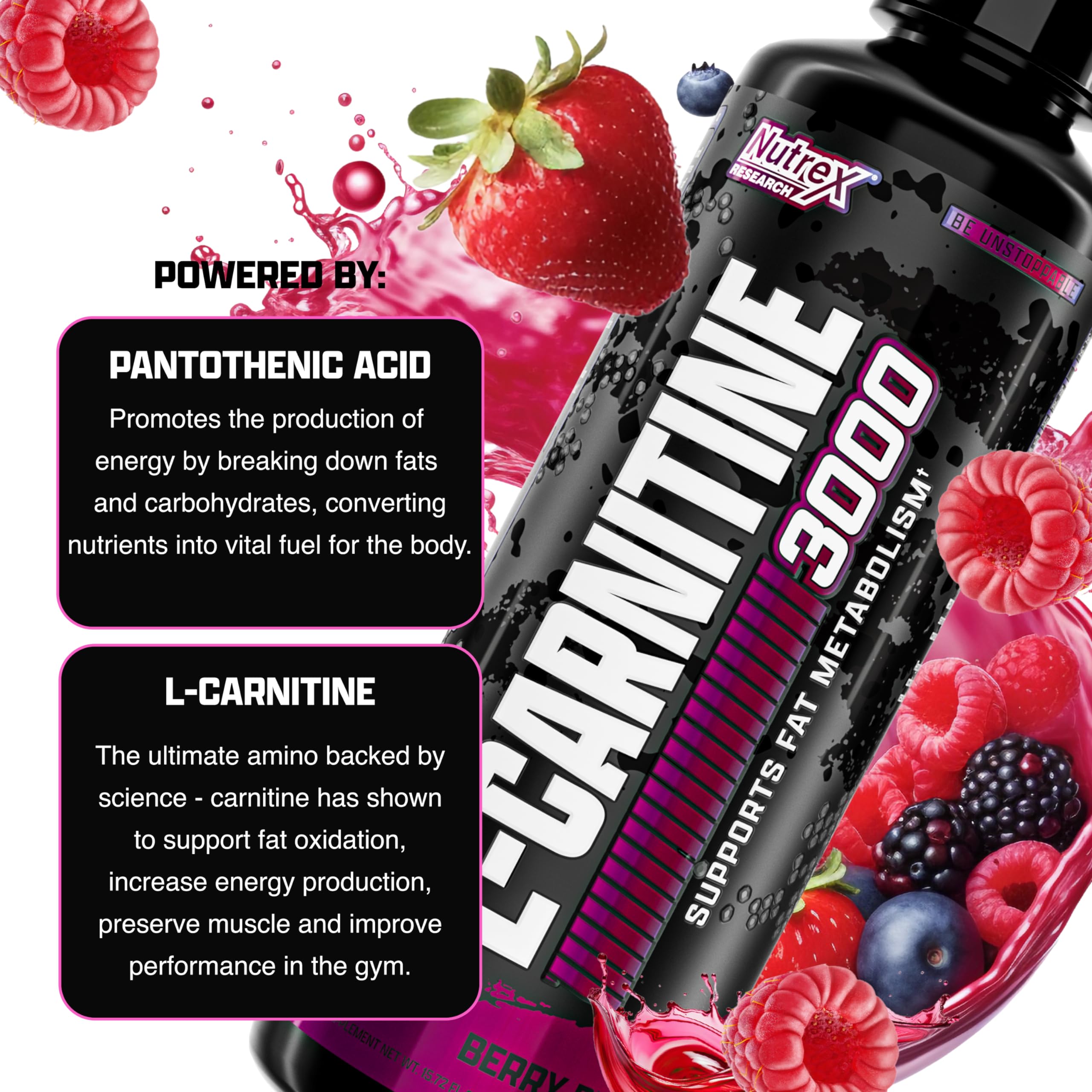 Nutrex Research L-Carnitina 3000 escena de entrenamiento