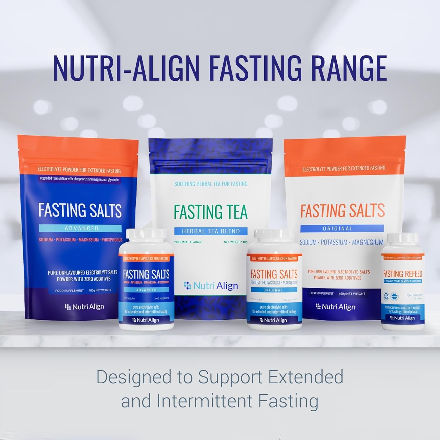 Nutri-Align Fasting Salts fabricación: instalaciones certificadas y controles de calidad.