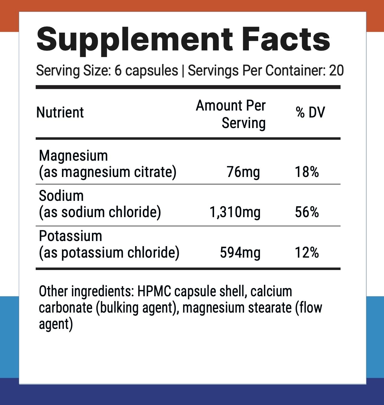Nutri-Align Fasting Salts envase: práctico formato de 120 cápsulas para uso diario.