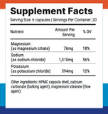 Nutri-Align Fasting Salts envase: práctico formato de 120 cápsulas para uso diario.