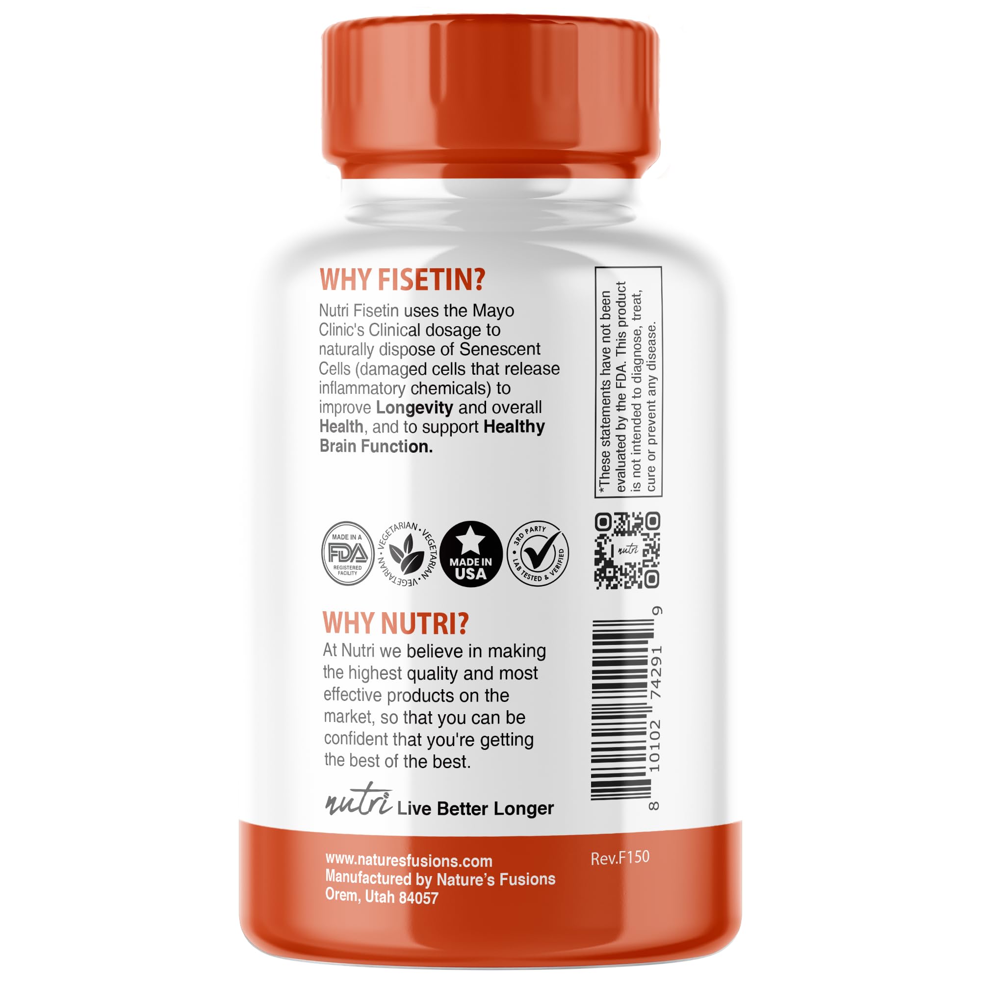 Nutri Fisetin: dosis clínica sugerida para uso responsable