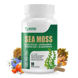 NUTRI POTENTIA cápsulas de musgo de mar, apoyo nutricional diario para energía y vitalidad
