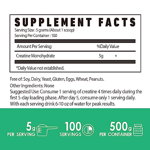 NUTRI POTENTIA Creatine Monohydrate cucharita medidora, dosis conveniente para sesiones intensas.