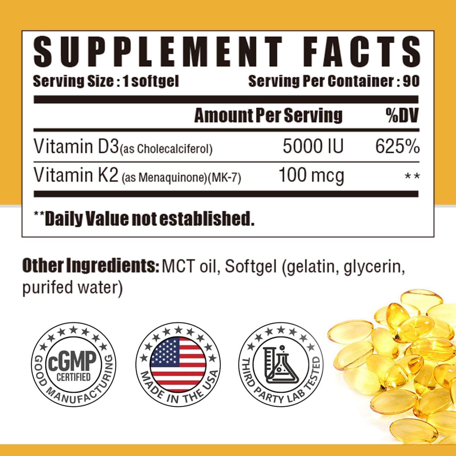 NUTRI POTENTIA con aceite MCT mejora absorción de D3 y K2