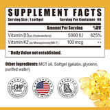 NUTRI POTENTIA con aceite MCT mejora absorción de D3 y K2