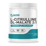 NUTRI POTENTIA L-Citrulina Malato 2:1, envase 500 g, listo para mezclar.