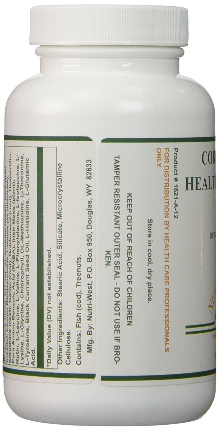 Nutri-West Reserva de Salud Nivel Central, etiqueta visible para identificación rápida