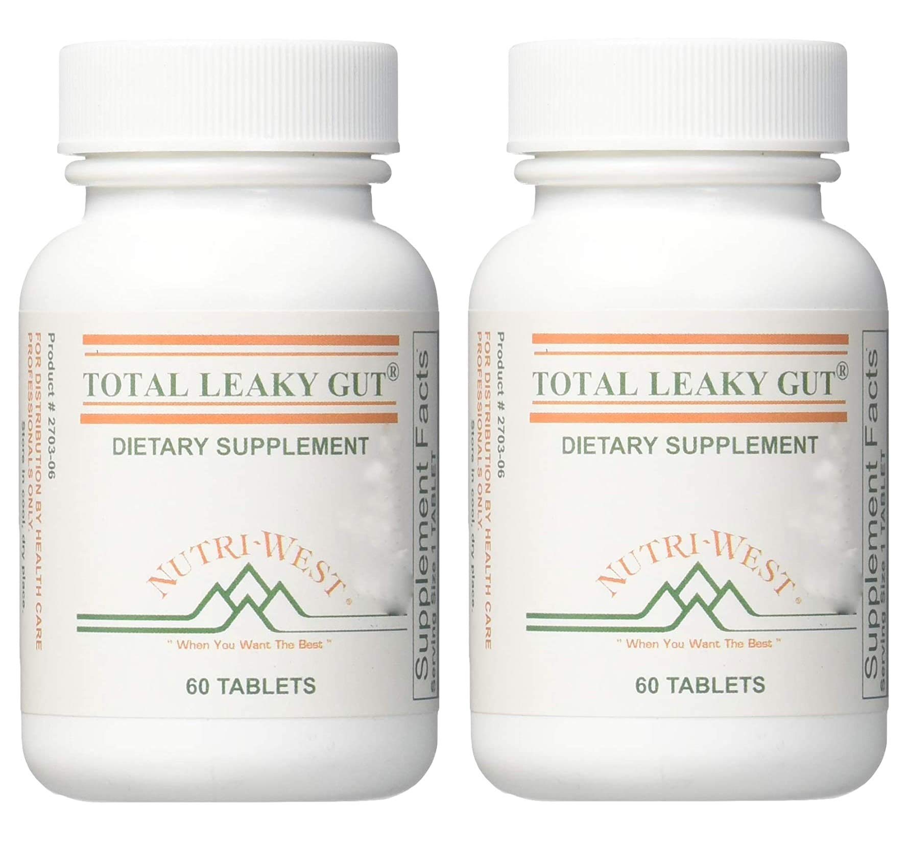 Nutri-West Total Leaky Gut 60: botella con cápsulas para uso diario