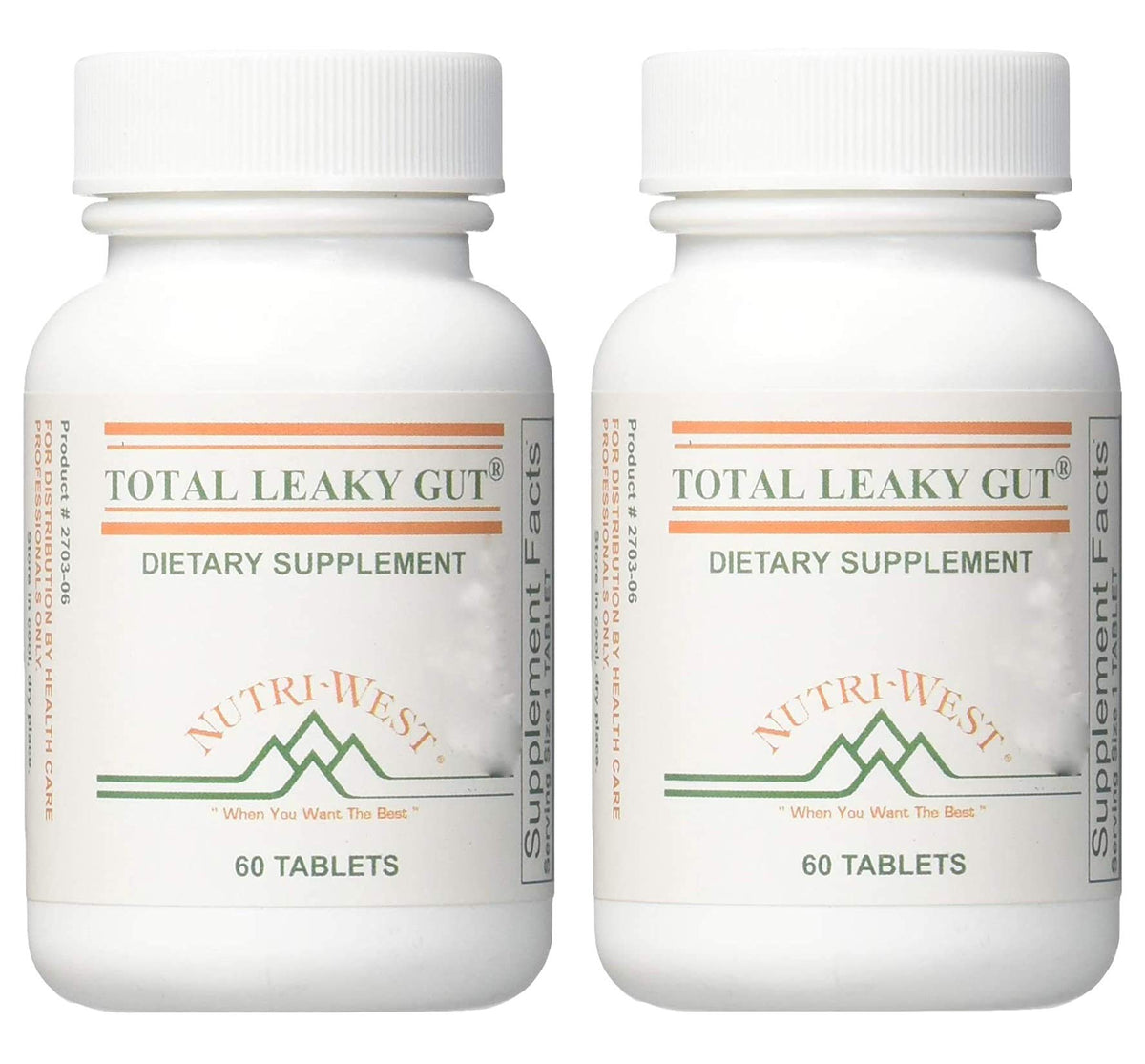 Nutri-West Total Leaky Gut 60: botella con cápsulas para uso diario