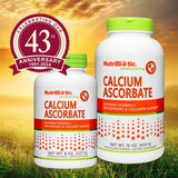 Medida de dosis NutriBiotic calcio-ascorbato para uso diario