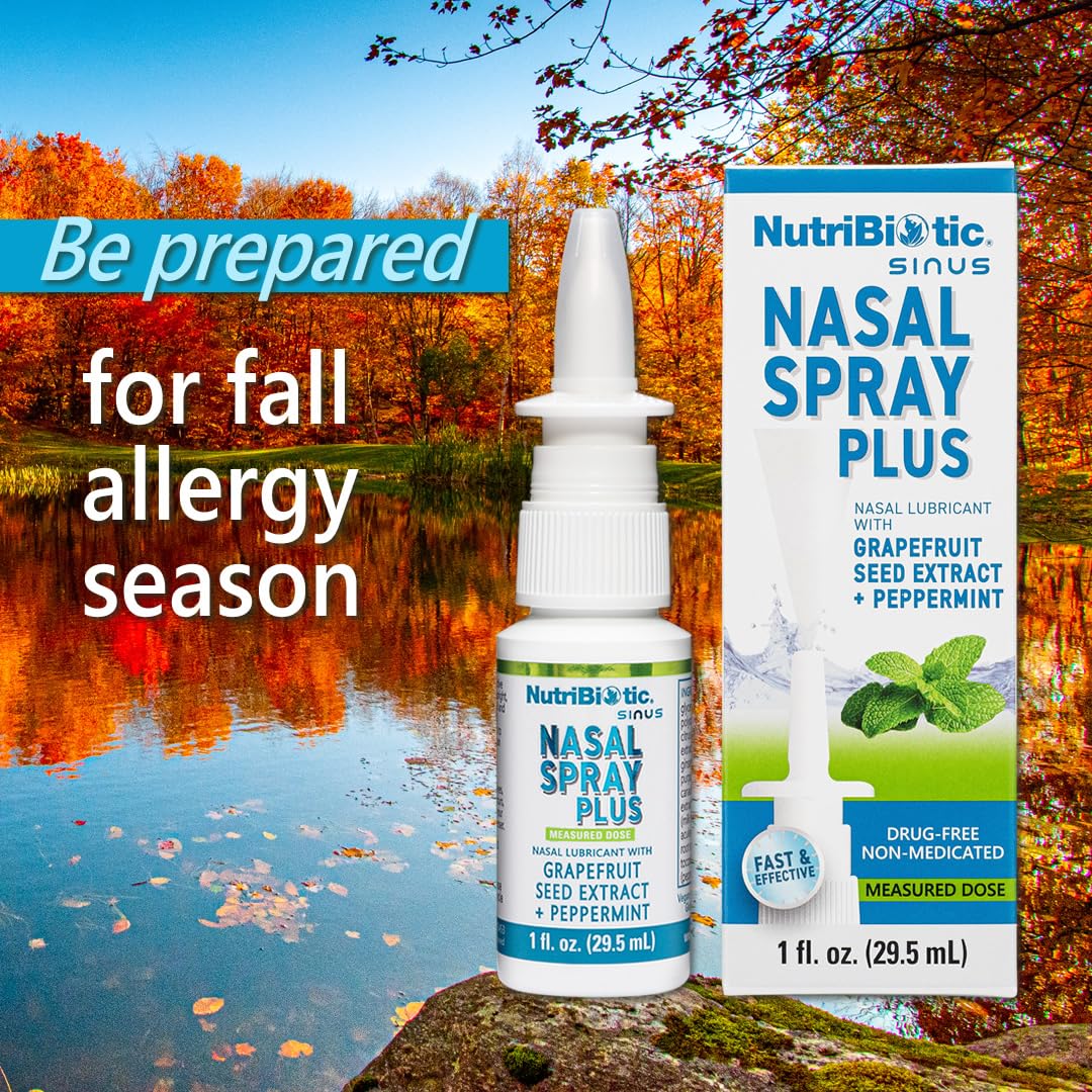 NutriBiotic Nasal Spray mentol refrescante para inhalar