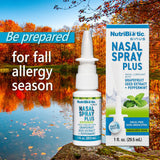 NutriBiotic Nasal Spray mentol refrescante para inhalar