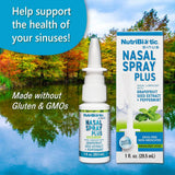 NutriBiotic Nasal Spray vegano y libre de fármacos