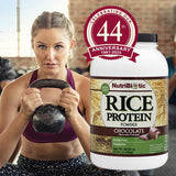 NutriBiotic proteína de arroz chocolate, ingredientes naturales para una nutrición consciente