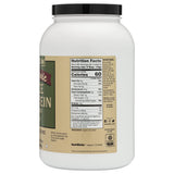 Etiqueta orgánica de NutriBiotic con proteína de arroz.