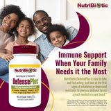 NutriBiotic DefensePlus envase original, fácil de usar en casa.