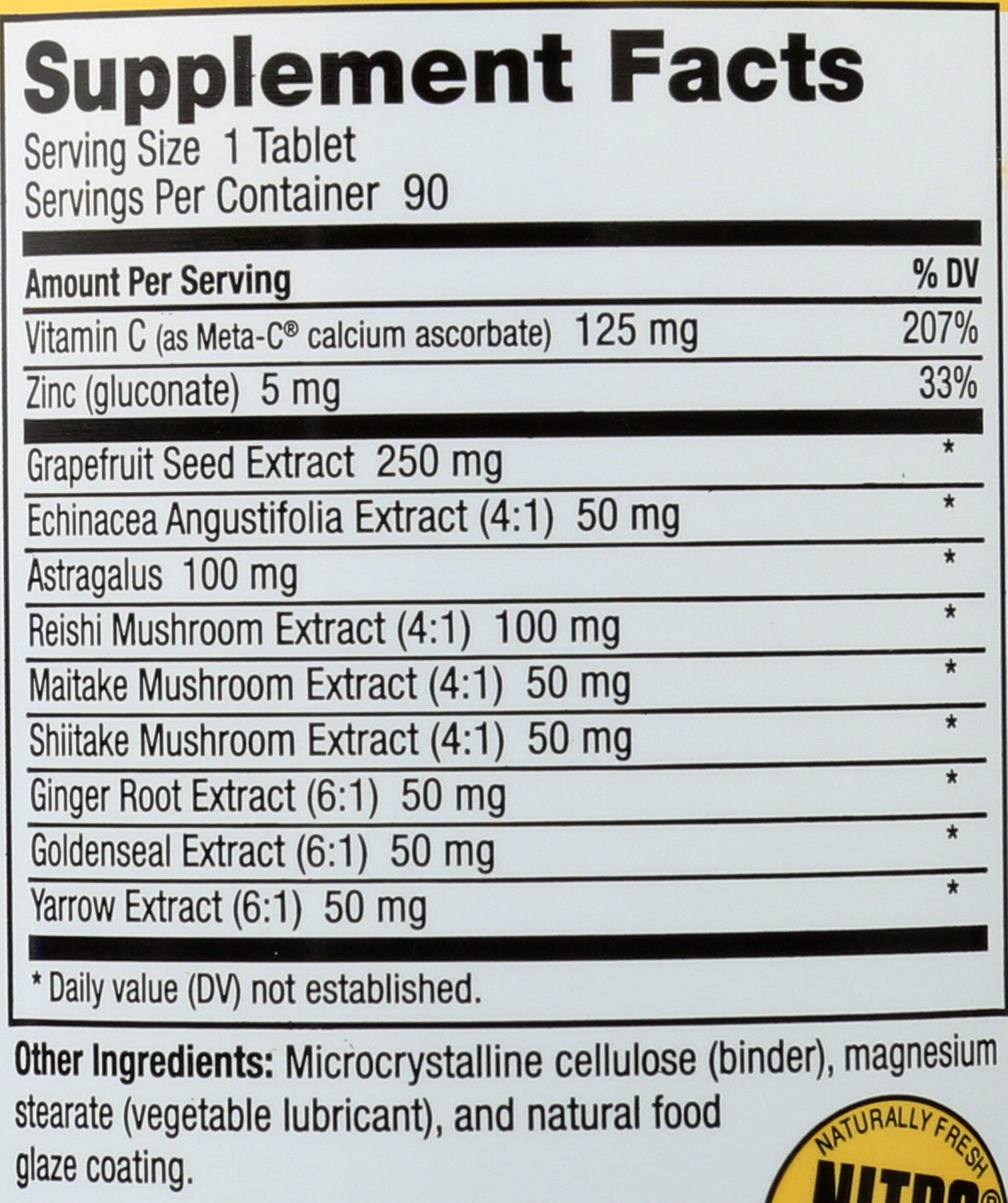 NutriBiotic DefensePlus, etiqueta orgánica visible para confianza.