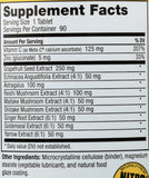 NutriBiotic DefensePlus, etiqueta orgánica visible para confianza.