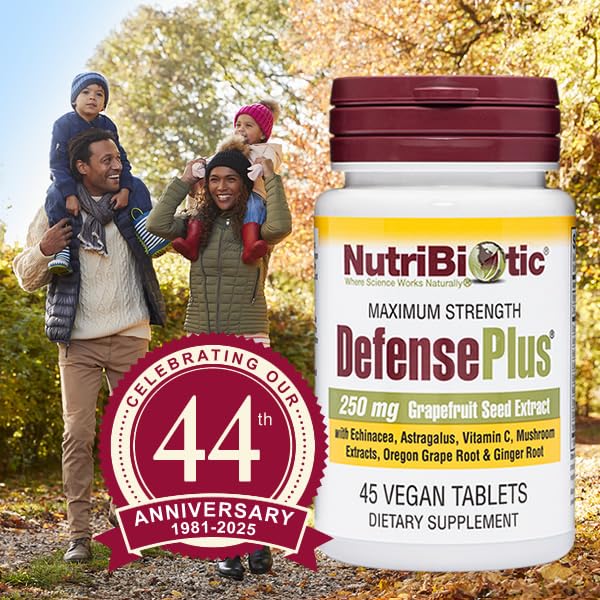 NutriBiotic DefensePlus uso diario, apoyo posible para vida activa.